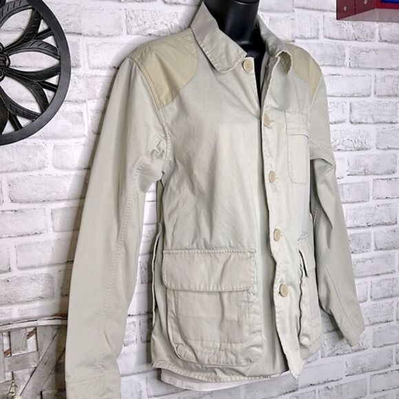 Burton Snowboarding Ski Jacket Coat Khaki Padding Pockets Size Small Vintage - Picture 1 of 12